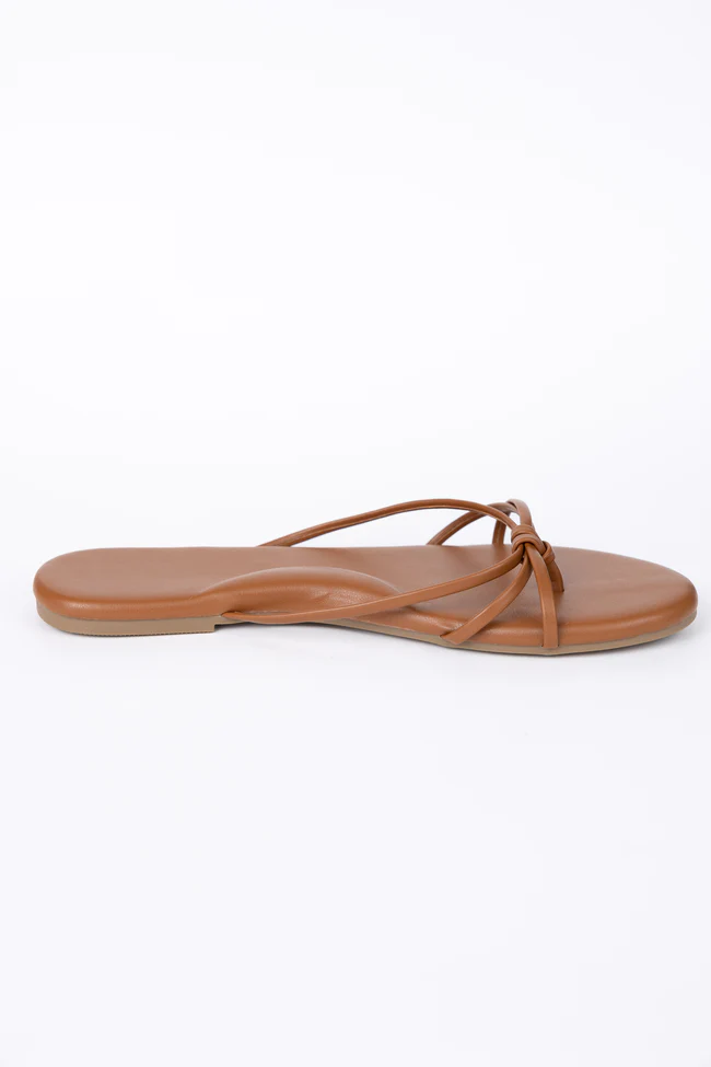 Landry Brown Flip Flops - Image 3