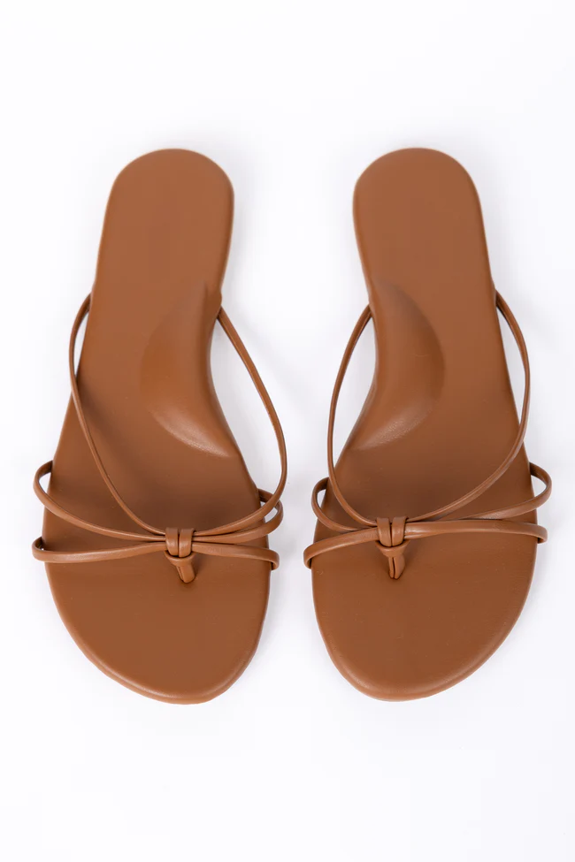 Landry Brown Flip Flops - Image 5