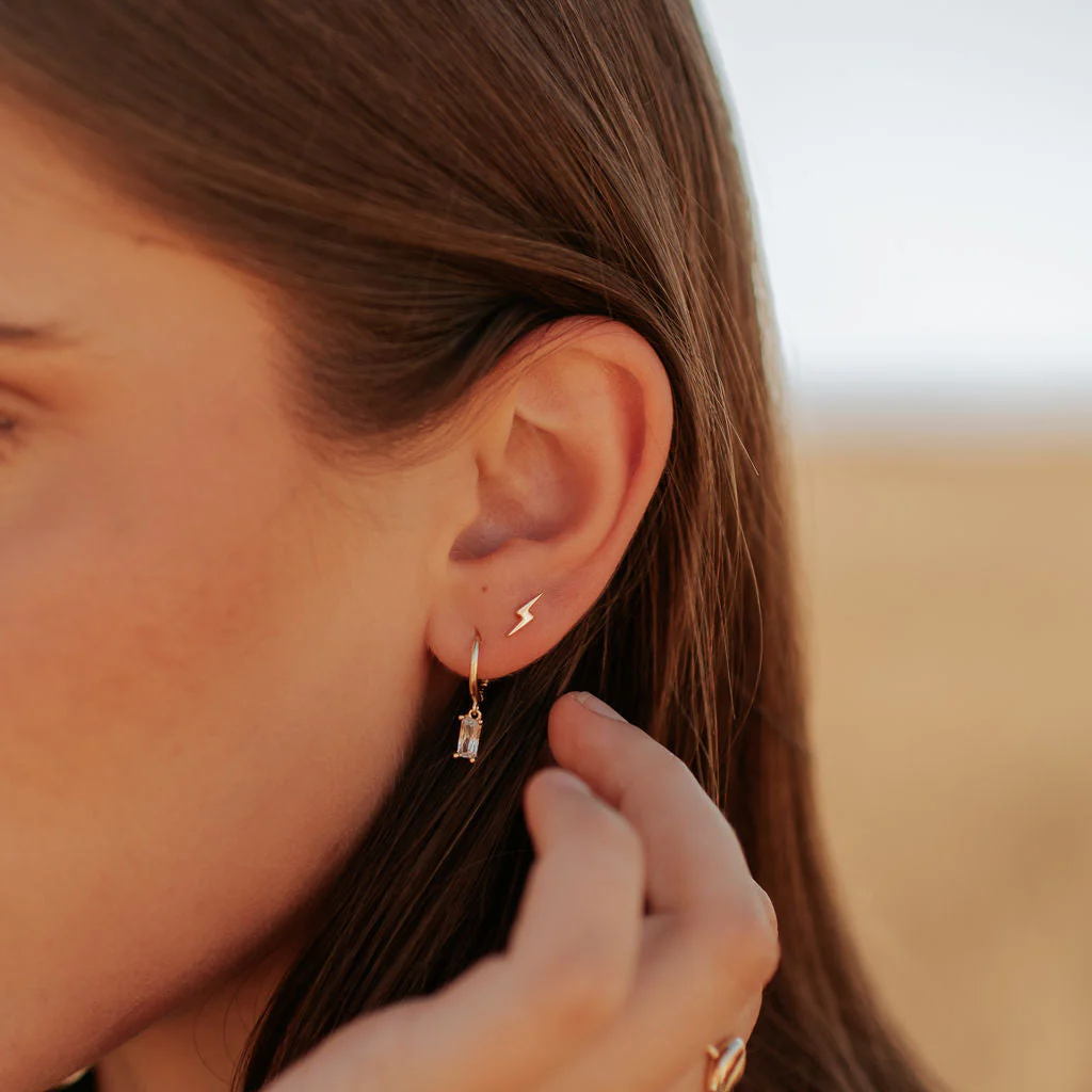 Lightning Stud Earrings