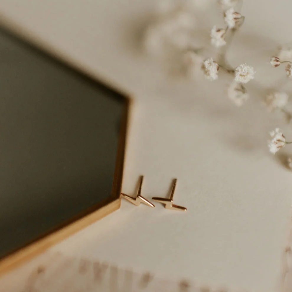 Lightning Stud Earrings - Image 6
