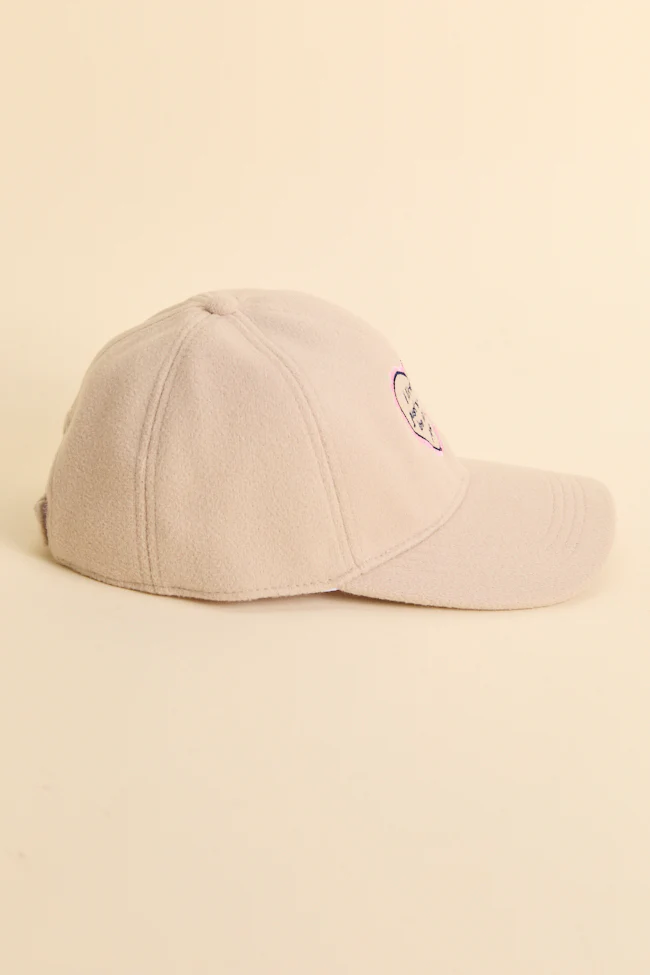 Literally Just Want To Be In My Pjs Beige Baseball Cap FINAL SALE - Image 3