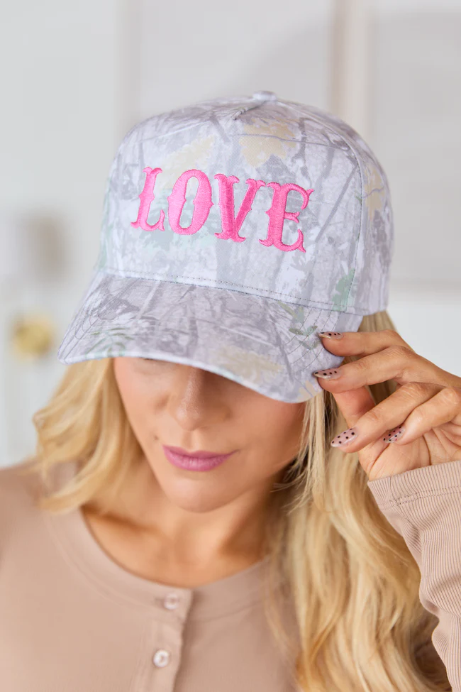 Love Camo Trucker Hat FINAL SALE