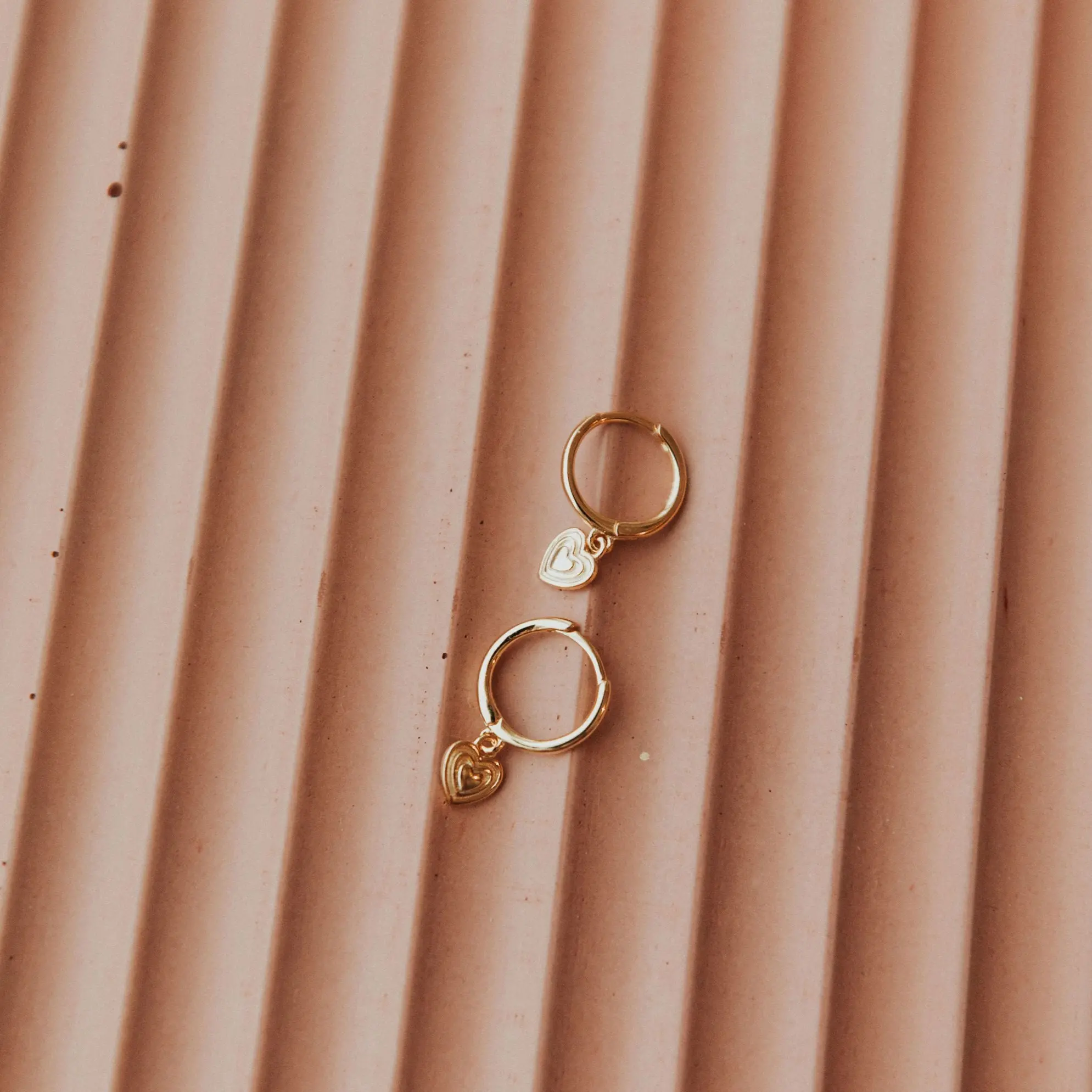 Lovestruck Heart Hoop Earrings