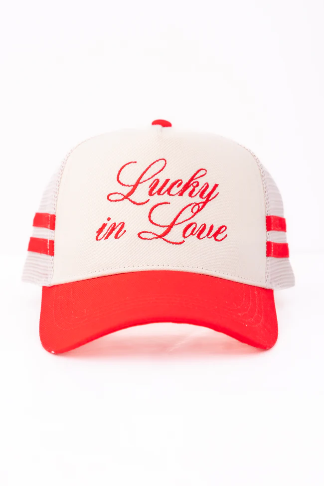 Lucky In Love Trucker Hat FINAL SALE
