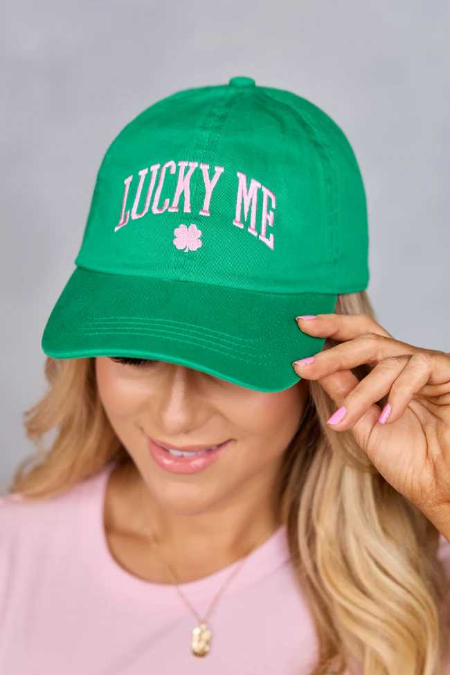 Lucky Me Green Baseball Hat SALE
