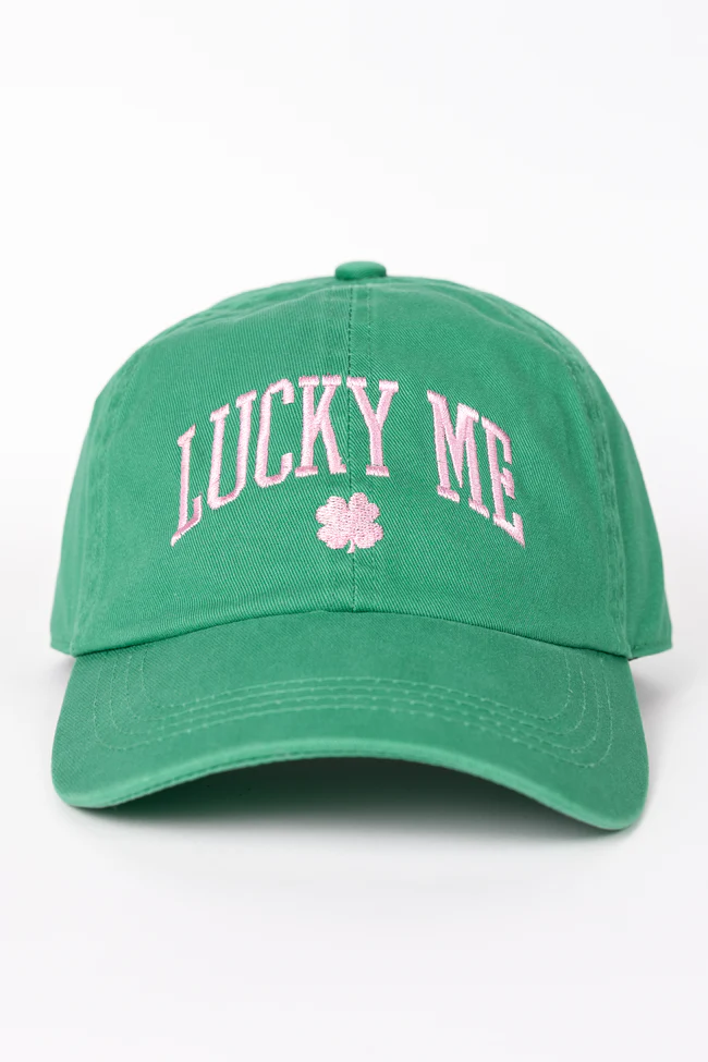Lucky Me Green Baseball Hat SALE - Image 2