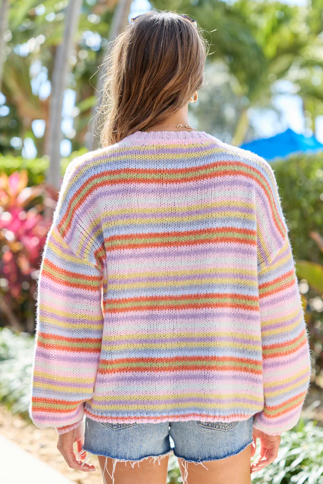 Marissa Multi Striped Cardigan - Image 5
