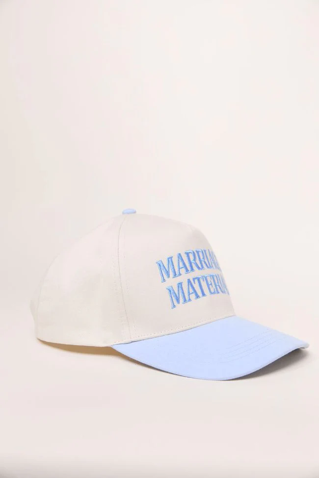 Marriage Material Blue Trucker Hat FINAL SALE - Image 4