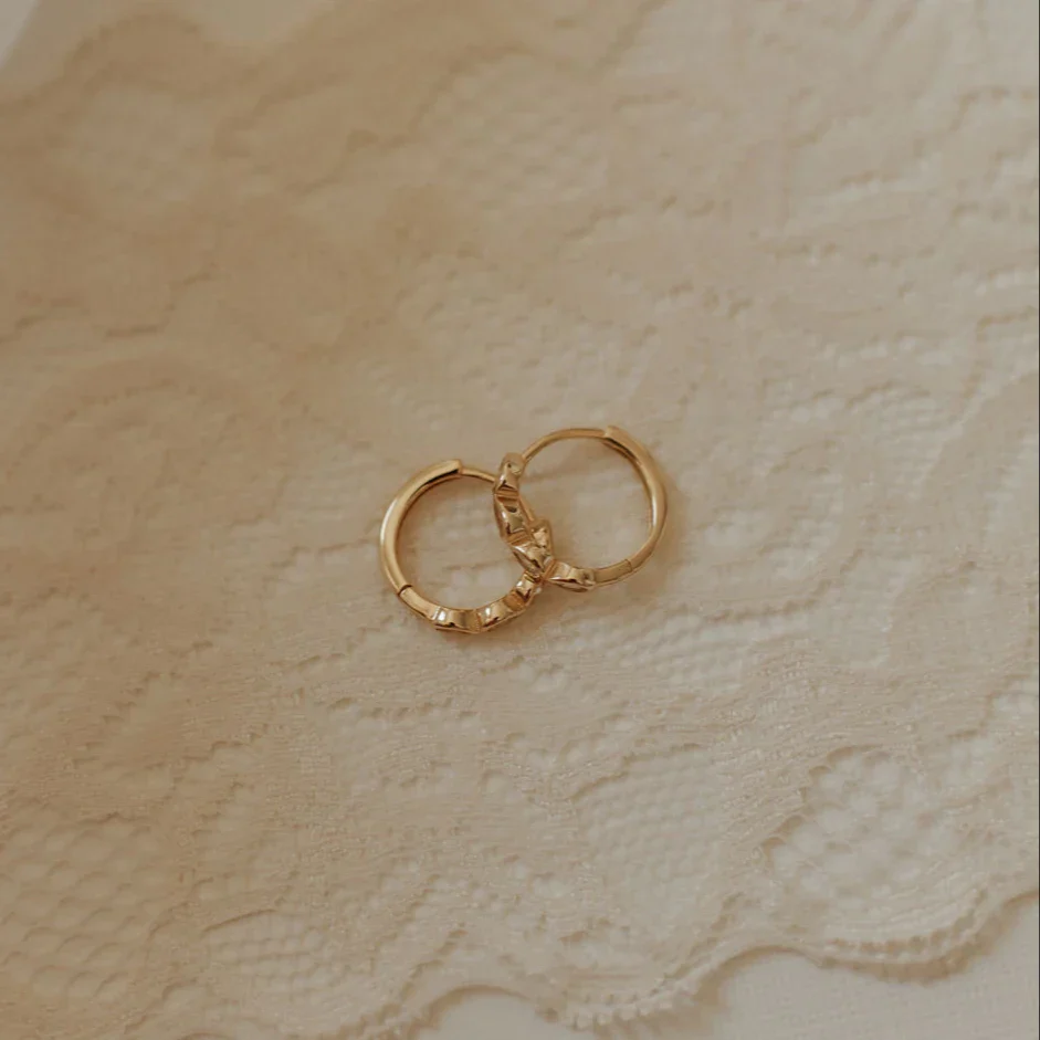 May Raindrop Hoop Earrings - Image 5