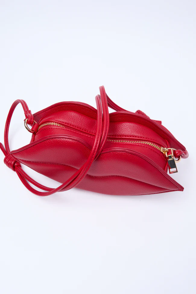 Meg Red Lips Handbag FINAL SALE - Image 3