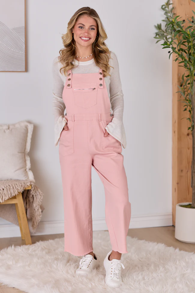 Meilani Pink Overalls