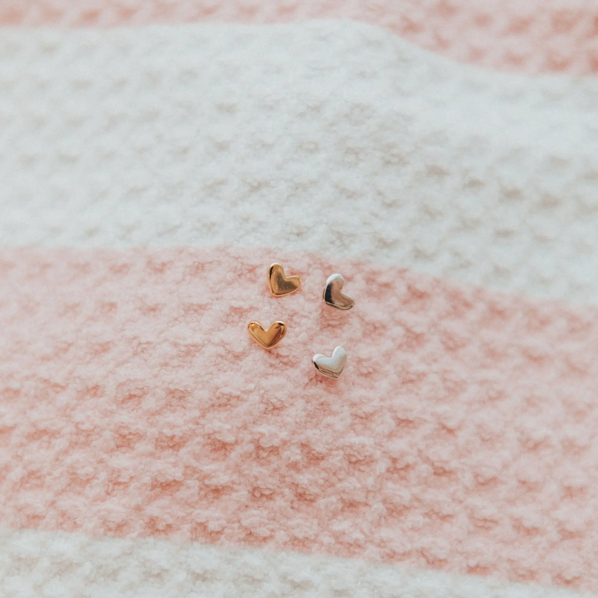 Mini Heart Stud Earrings
