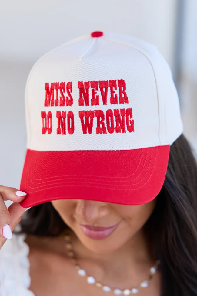 Miss Never Do No Wrong Trucker Hat