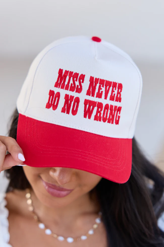 Miss Never Do No Wrong Trucker Hat - Image 3