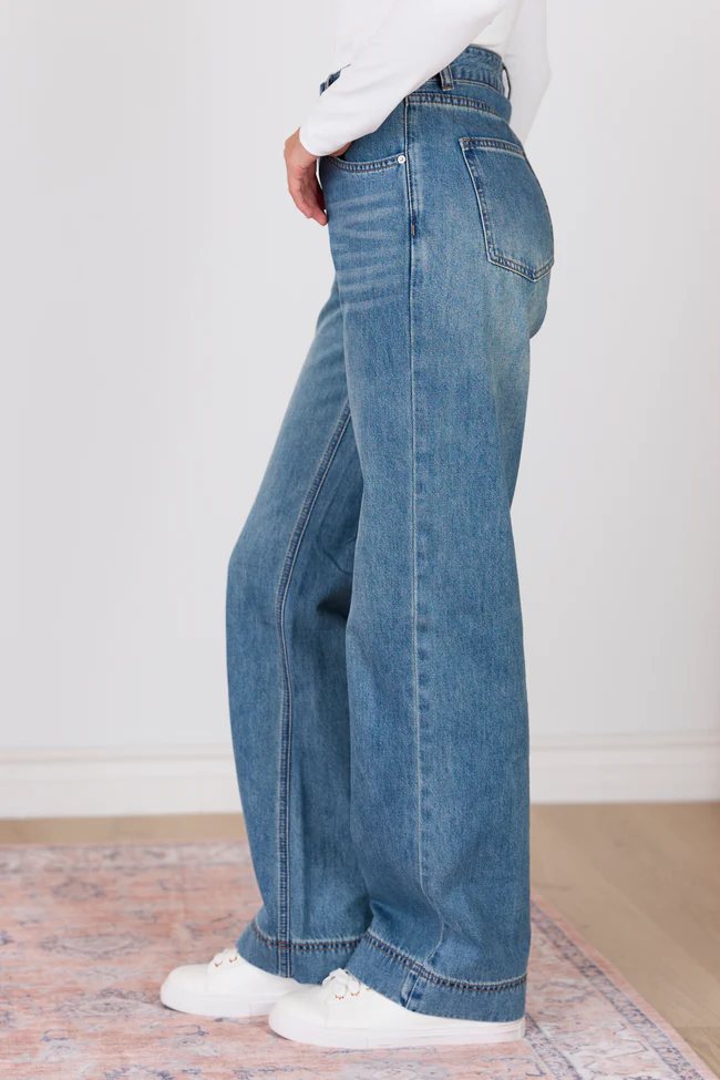 My Favorite Dark Wash Loose Fit Jeans - Image 3