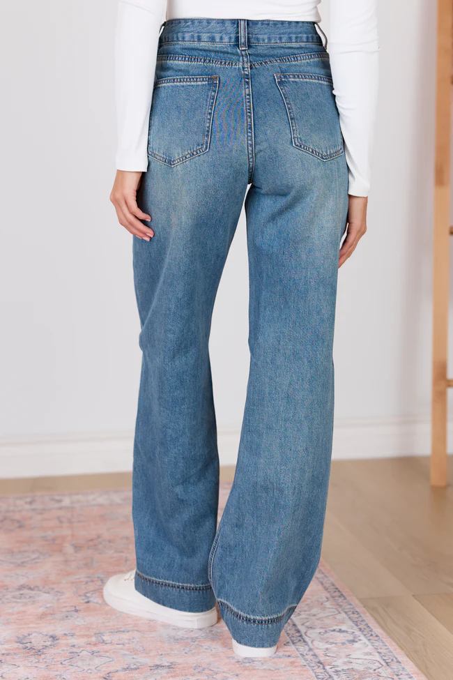 My Favorite Dark Wash Loose Fit Jeans - Image 4