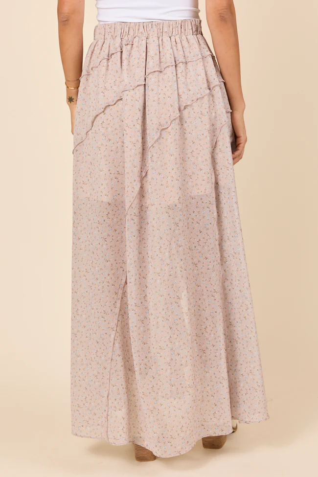 Nancy Neutral Floral Skirt FINAL SALE - Image 6