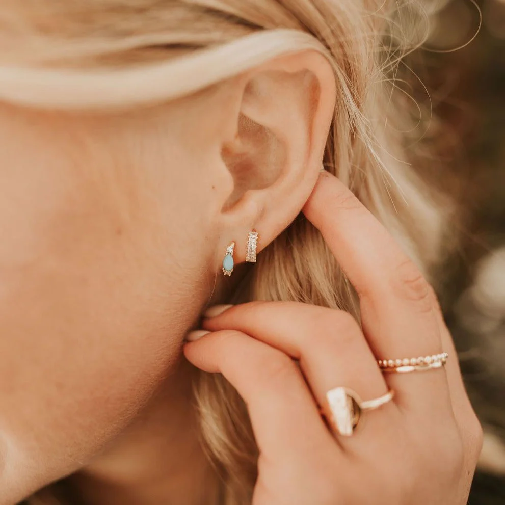 Natalie Hoop Earrings - Image 5