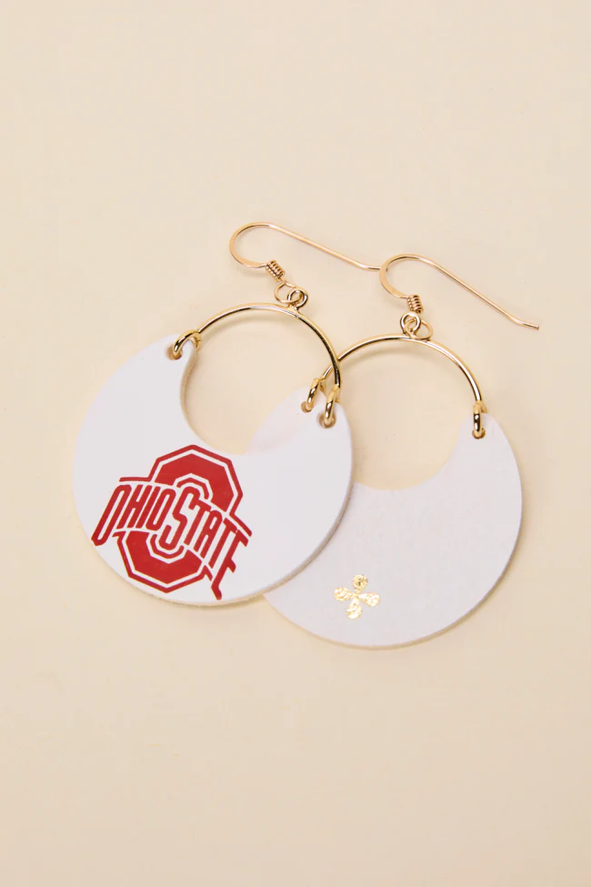Nina Ohio State University Earrings FINAL SALE - Image 3