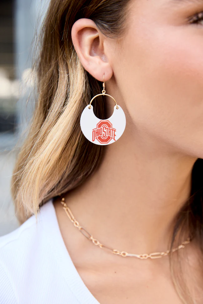 Nina Ohio State University Earrings FINAL SALE - Image 4