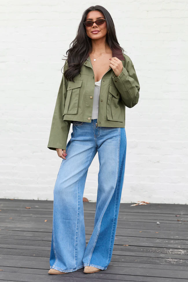 Oakley Crop Canvas Barn Jacket - Image 2