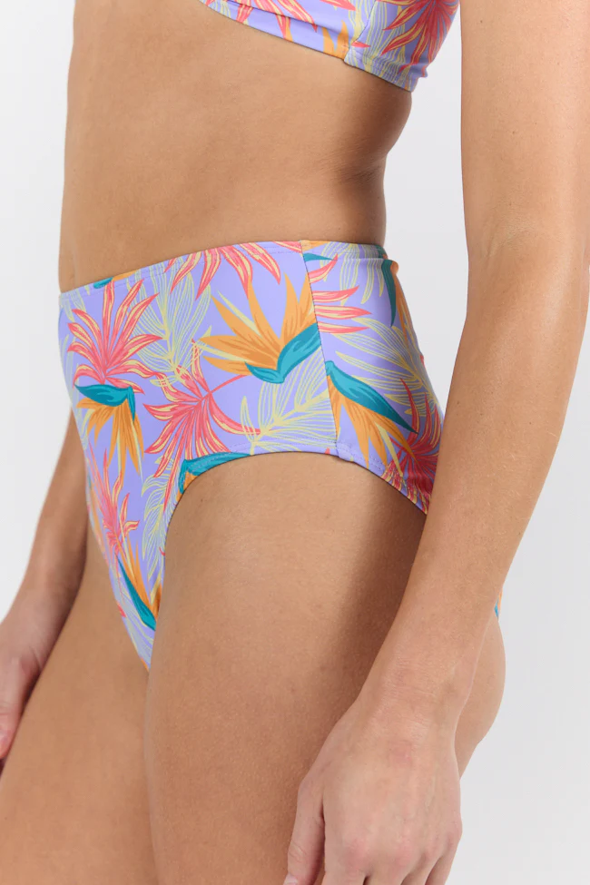 Off The Grid Multi Palm Print Bikini Bottom FINAL SALE - Image 4