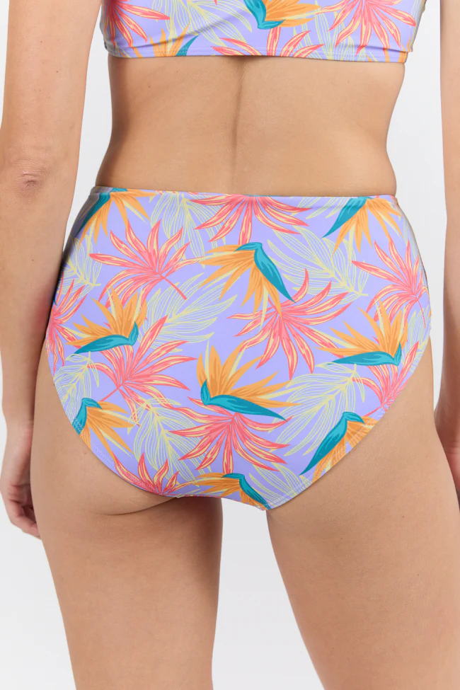 Off The Grid Multi Palm Print Bikini Bottom FINAL SALE - Image 5