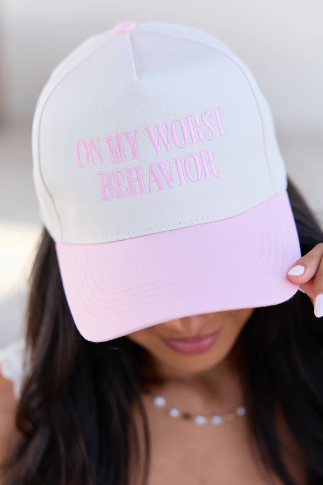 On My Worst Behavior Trucker Hat - Image 3