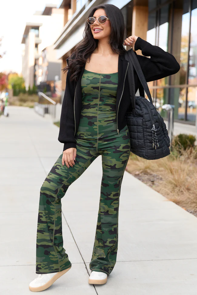 Out And About Camo Active Onesie FINAL SALE