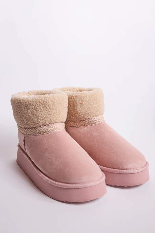 Payton Blush Platform Boots FINAL SALE - Image 3