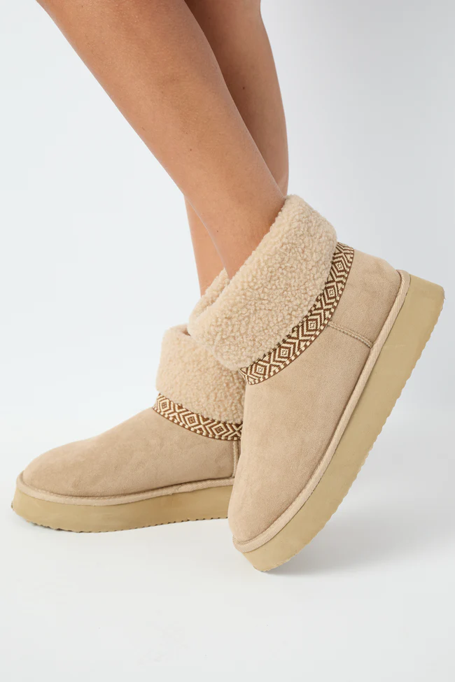 Payton Sand Platform Boots FINAL SALE