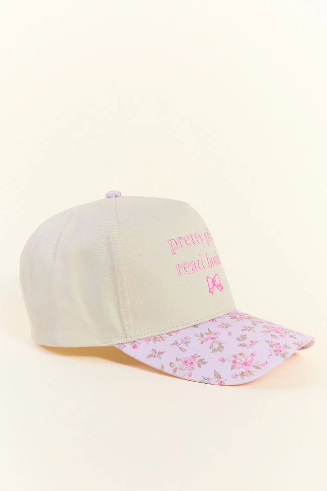 Pretty Girls Read Books Pink Trucker Hat SALE - Image 4