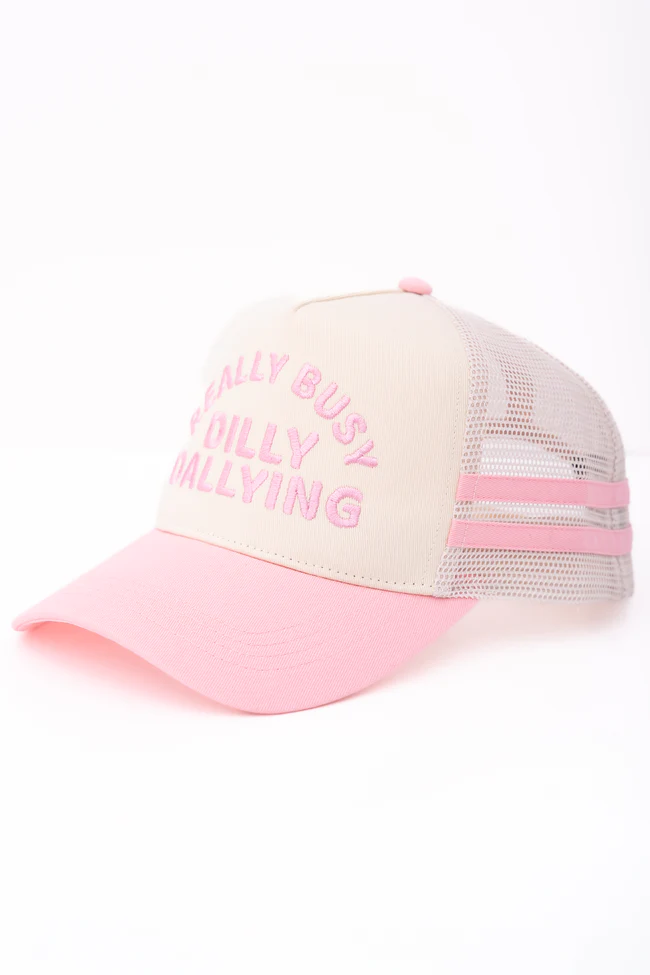 Really Busy Dilly Dallying Trucker Hat - Image 3