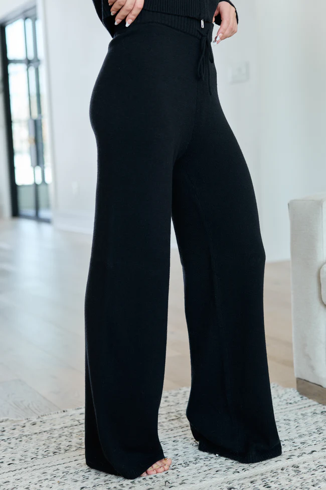 Reba Black Lounge Pants - Image 4