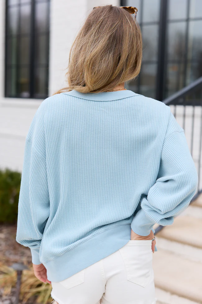 Rue Blue Thermal Long Sleeve Top - Image 5