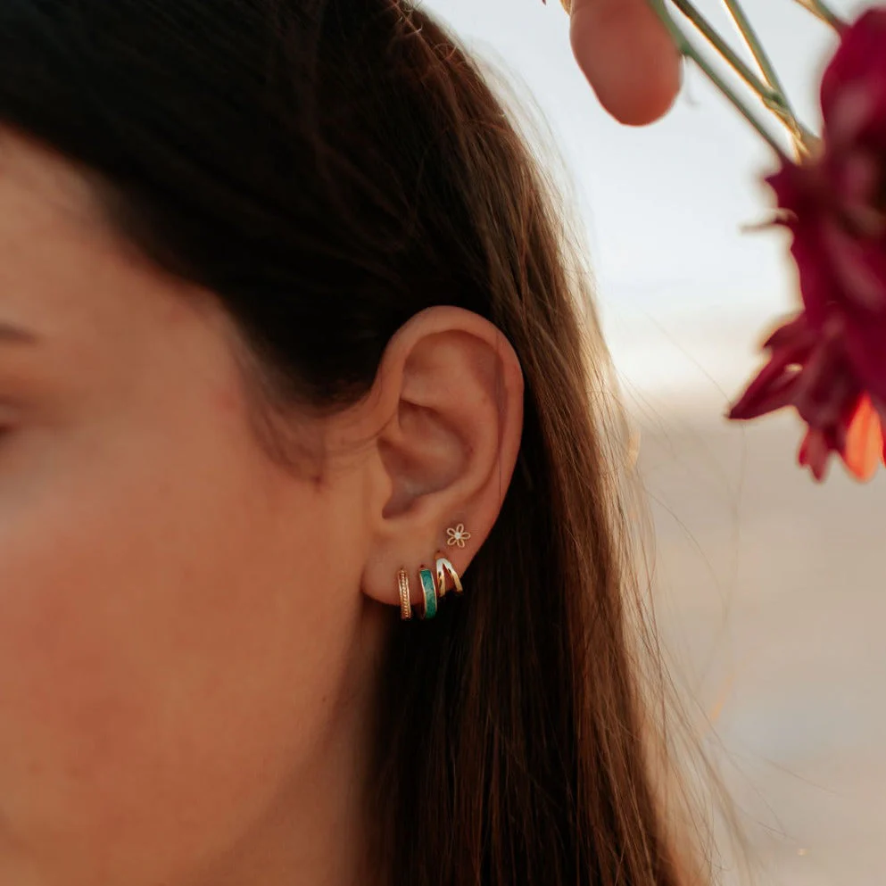 Sadie Double Band Hoop Earrings - Image 5