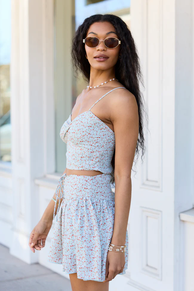 Shannon Sage Floral Skirt Set - Image 4