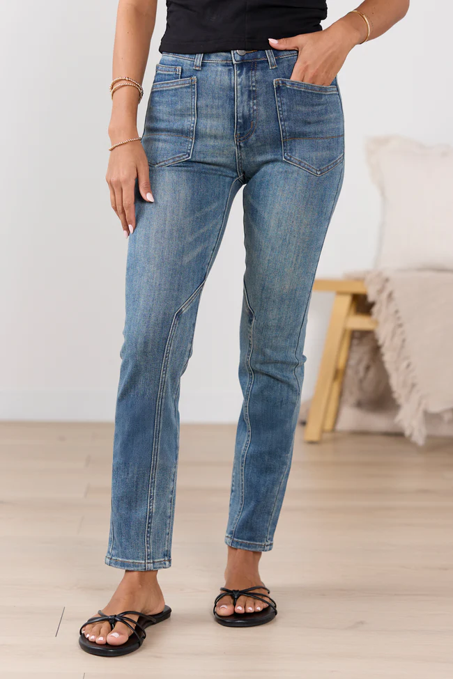 Sidney Dark Wash Skinny Jeans