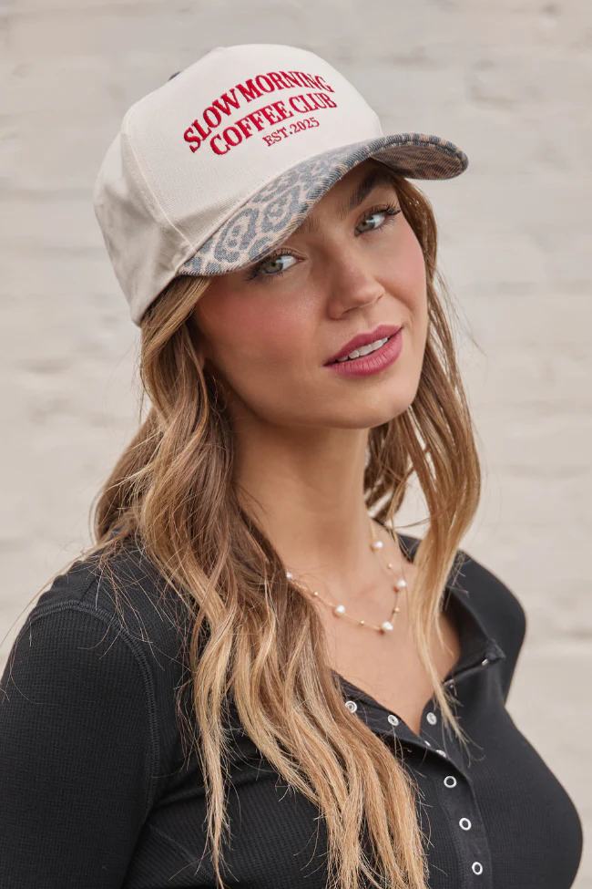 Slow Morning Coffee Club Trucker Hat - Image 2