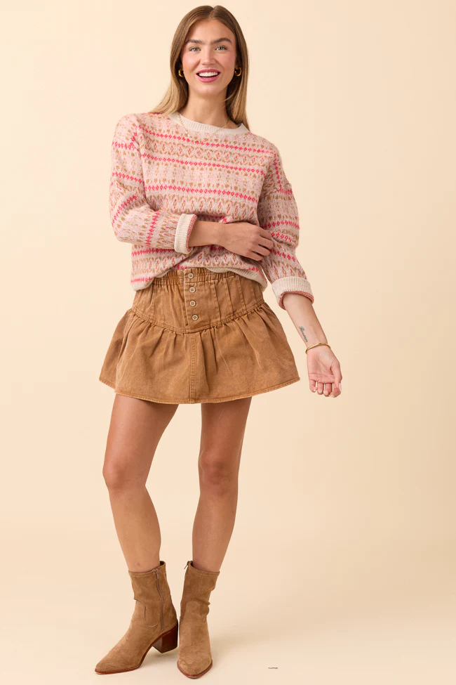 Sophie Brown Ruffle Skort FINAL SALE - Image 5