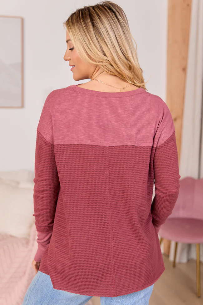 Spencer Berry Red Long Sleeve Tunic SALE - Image 4