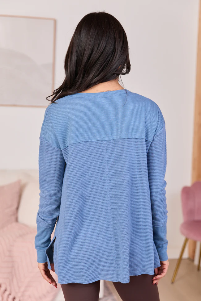 Spencer Blue Long Sleeve Tunic SALE - Image 4