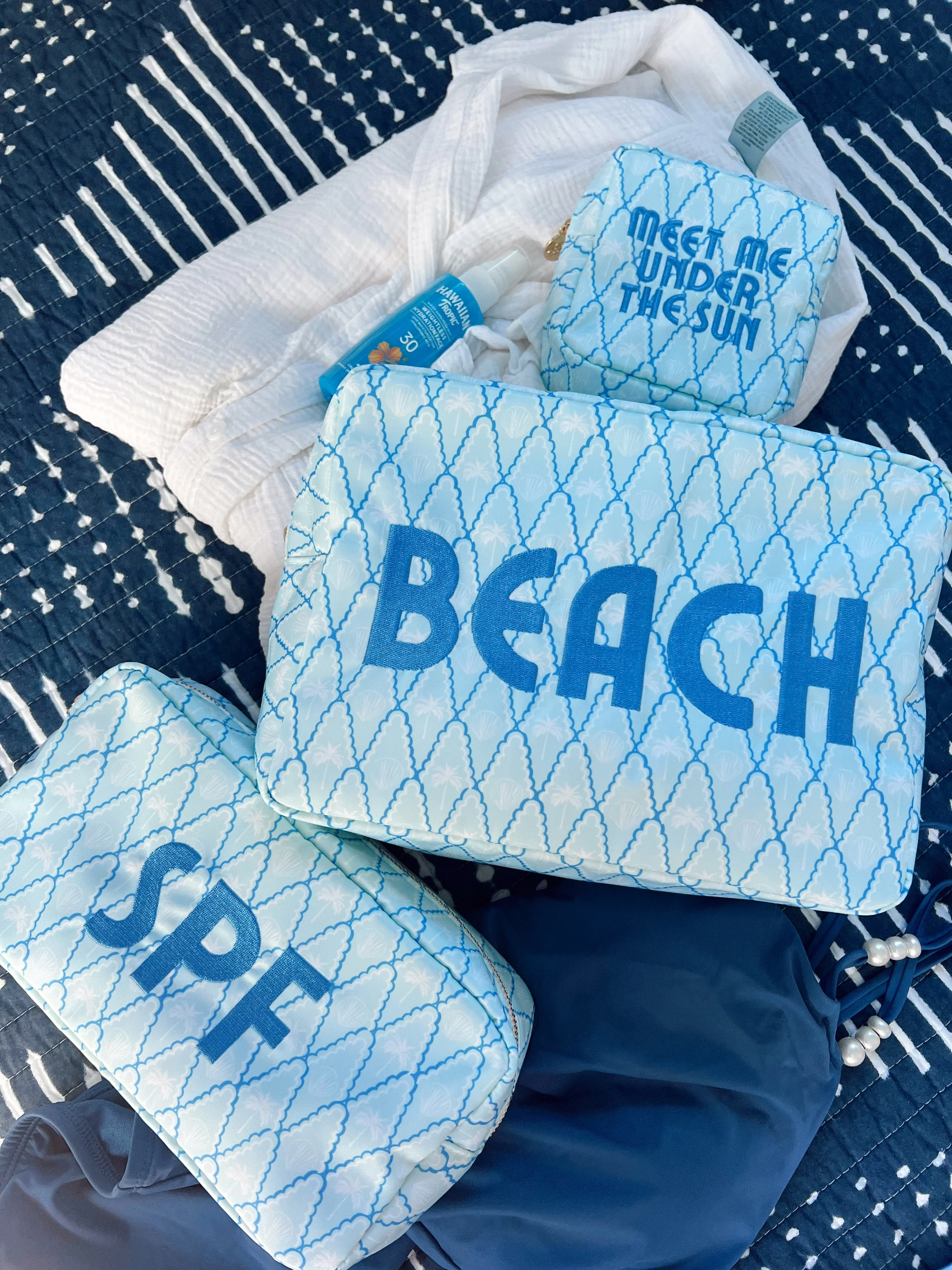 KenzKustomz Blue Palms Large Bag - SPF - Image 2