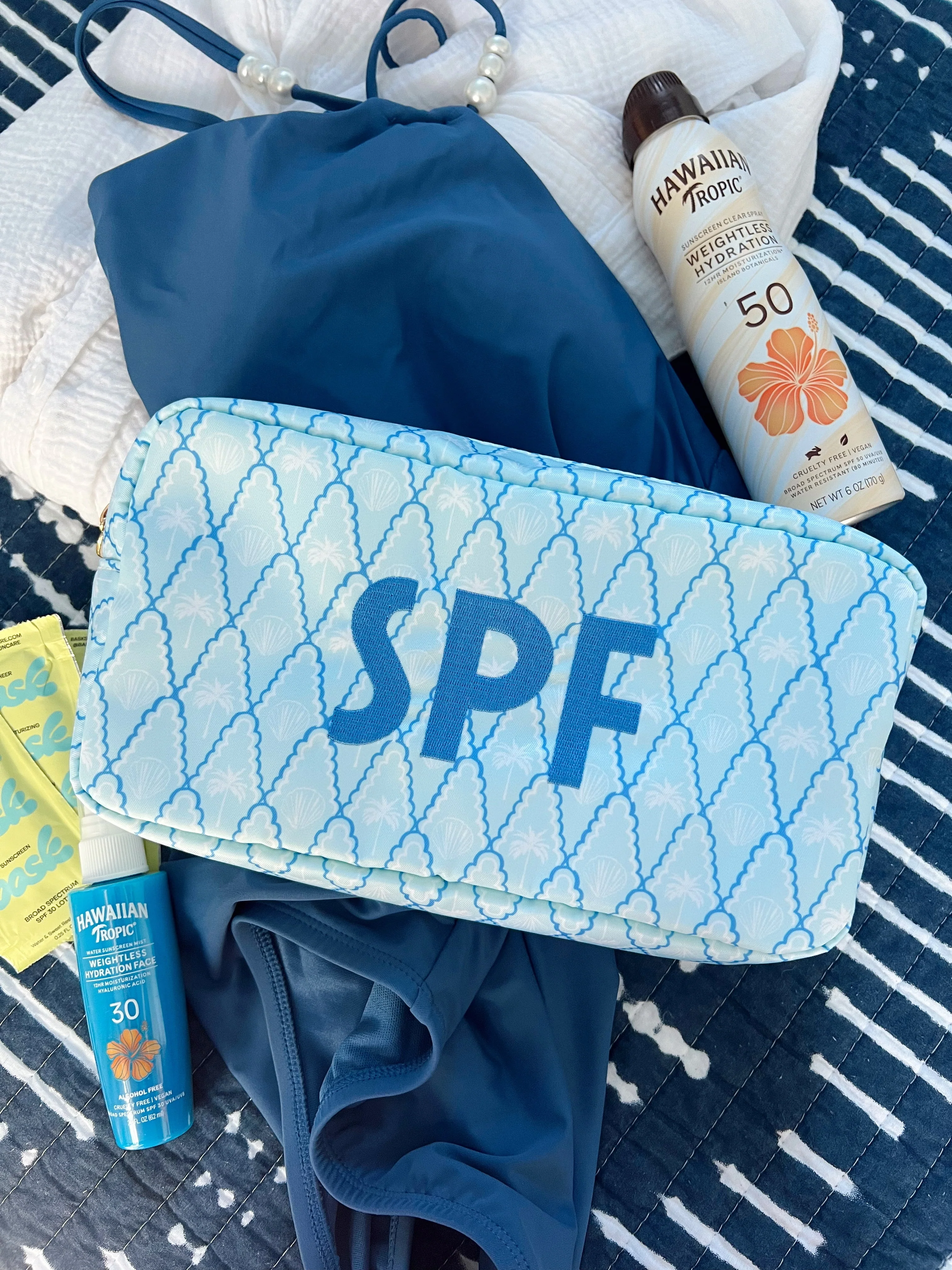 KenzKustomz Blue Palms Large Bag - SPF - Image 4
