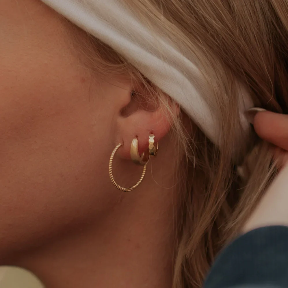Tessa Hoop Earrings - Image 2