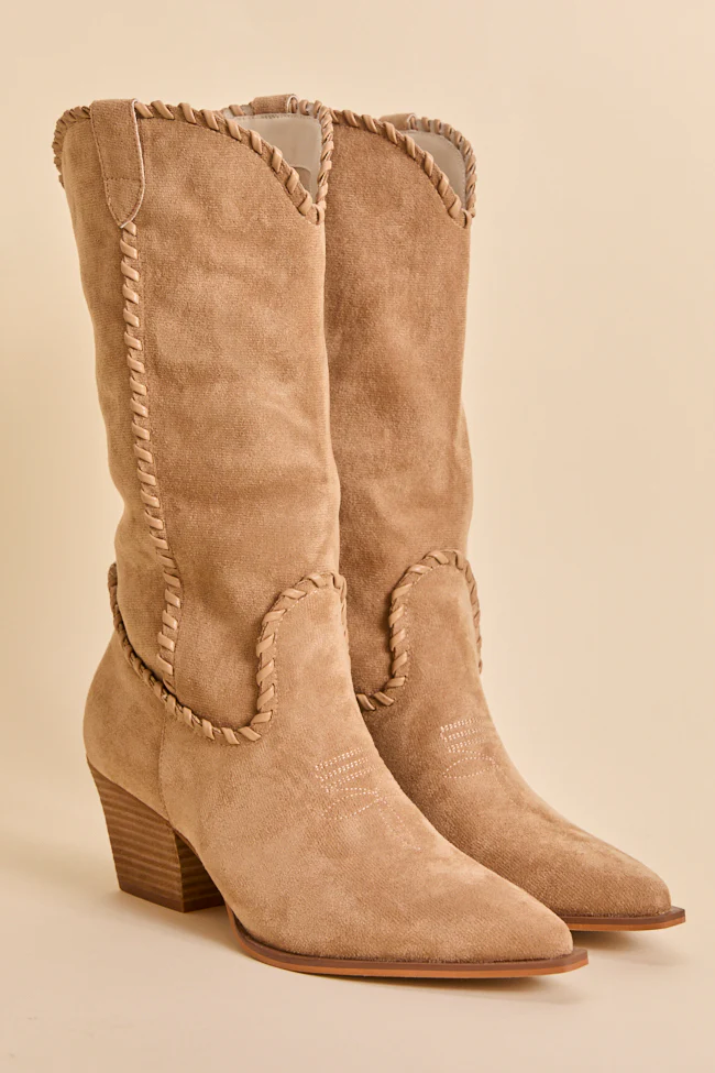 Tilley Almond Whipstitch Cowboy Boots - Image 3