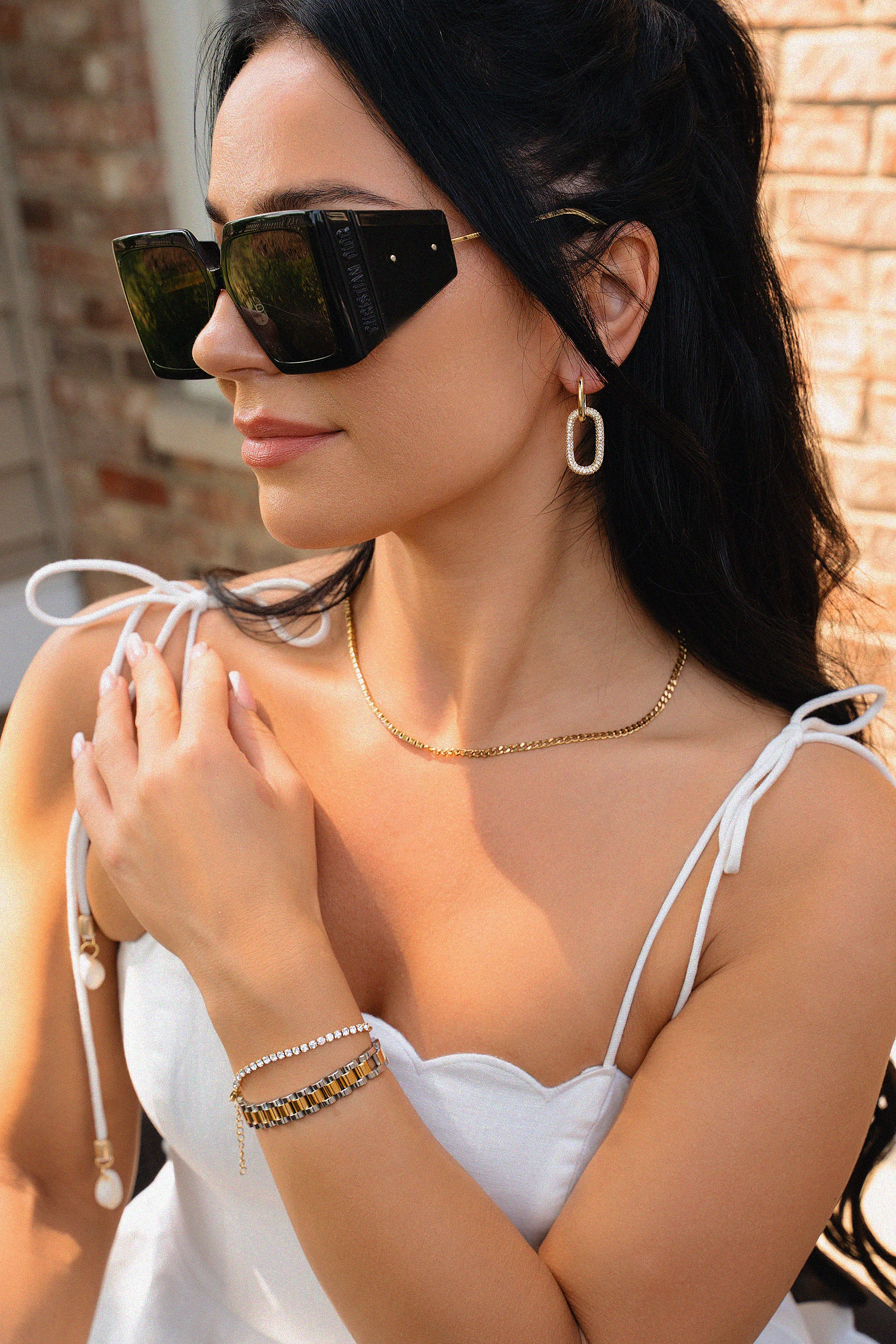 Vega Silver and Gold Band Bracelet - Image 11
