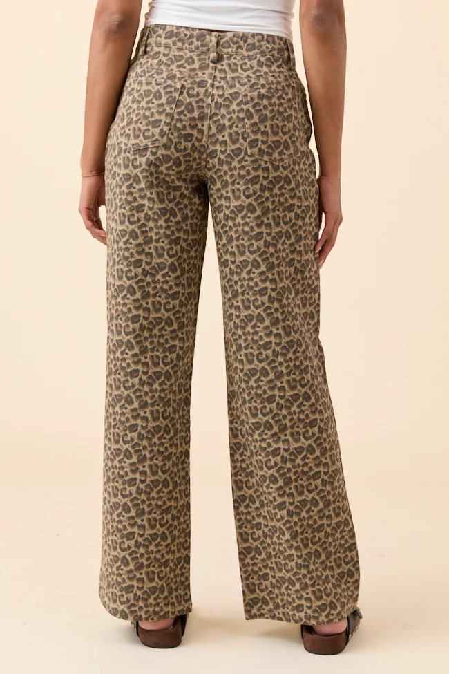 Wild Things Leopard Wide Leg Pants - Image 10