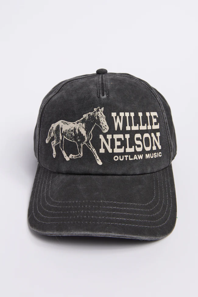 Willie Nelson Outlaw Music Trucker Hat SALE - Image 3