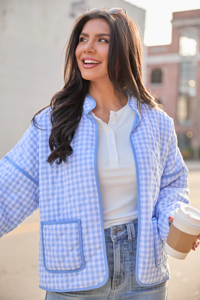 Wren Quilted Gingham Jacket SALE